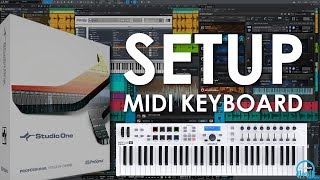 Studio One  Setup MIDI Keyboard Use Keys Faders Knobs Buttons and Transport [upl. by Bamberger]