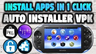 PS Vita Install Adrenaline Pkgj amp Autoplugin In 1 Click [upl. by Ardolino]