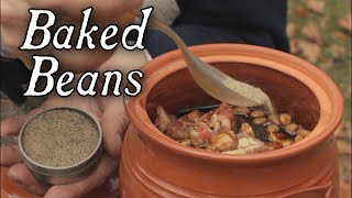 Baked Beans  18th Century Cooking [upl. by Newby]