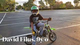 Fit Right 2020 DB001 49CC 2Stroke Kids Dirt Off Road Mini Dirt Bike Kid Gas Powered Dirt Bike [upl. by Ocire317]