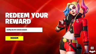 REDEEM THE FREE SKIN CODES in Fortnite New Free Reward Codes [upl. by Eelanaj]