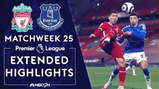 Liverpool v Everton  PREMIER LEAGUE HIGHLIGHTS  2202021  NBC Sports [upl. by Zoubek]