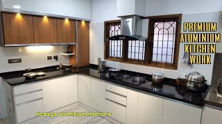 Aluminium kitchen cabinet work in Cochin Ernakulam [upl. by Nwahsak65]