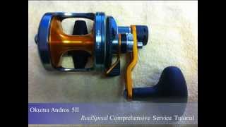 Okuma Andros 5II Reel Service Tutorial [upl. by Malinde34]