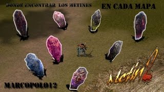 COMO ENCONTRAR UN METIN EN CADA MAPA Y EL DROP DE LOS METINES EN METIN2 [upl. by Lance]