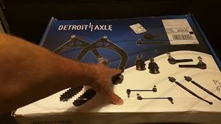 Review  quotDetroit Axlequot Front Suspension Kit [upl. by Ragg]