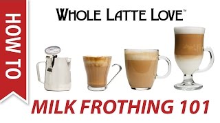 Milk Frothing for Beginners [upl. by Lunt]