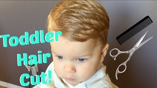 How To Cut Toddler Boy Hair [upl. by Gerick]