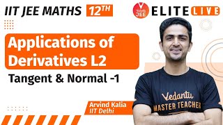 Applications of Derivatives Class 12  Lecture 2 JEE Main  JEE Advanced Arvind Kalia Sir Vedantu [upl. by Fishbein]