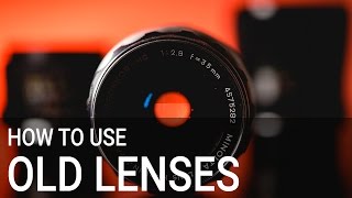 How To Use Old Manual Lenses On The Sony A7 Series [upl. by Atekehs]