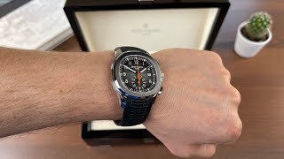 Patek Philippe Aquanaut Chronograph 5968A Unboxing [upl. by Keefer]