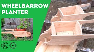 How to Build a Wheelbarrow Flower Planter [upl. by Dahl159]