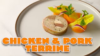 Chicken amp Pork Terrine Recipe  The PERFECT Terrine for Beginners [upl. by Bashuk]