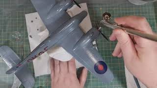 Basic Tutorial for applying a Gloss Varnish Clear coat for Models using an Airbrush Tamiya X22 MLT [upl. by Soilissav]