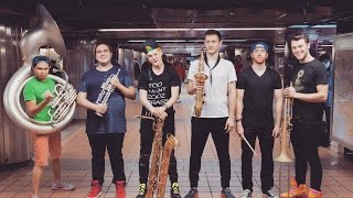 Lucky Chops  Danza 2016 Live in the NYC Subway [upl. by Willock604]