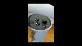 How to use the Oculus Quest button on Quest 2 controllers shorts [upl. by Noreik]