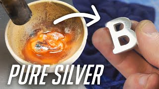 Casting Silver at Home Easy DIY Jewelry [upl. by Atelahs]