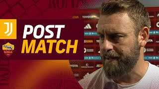 DANIELE DE ROSSI  INTERVISTA POST JUVENTUSROMA [upl. by Yrokcaz]