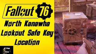 Fallout 76 North Kanawha Lookout Safe Key Location [upl. by Tamera]