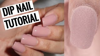 HOW TO DO DIP NAILS AT HOME  Revel Nail [upl. by Llebyram]