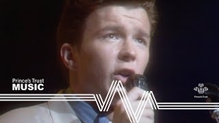 Rick Astley  Never Gonna Give You Up The Princes Trust Rock Gala 1988 [upl. by Orfurd]