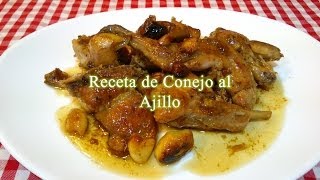 Conejo al ajillo receta original [upl. by Kwok594]