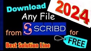 How to Download any file from Scribd for free 2020 Trick [upl. by Arondel]