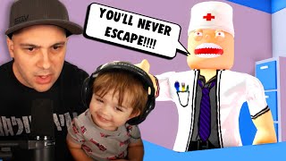 Father Son ESCAPE THE DENTIST  Roblox [upl. by Stevenson]