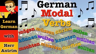 German Modal Verbs Songs Präsens amp Preteritum Imperfekt [upl. by Ilecara84]