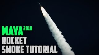 Maya Tutorial  Rocket Launch Smoke Simulation [upl. by Merlina]