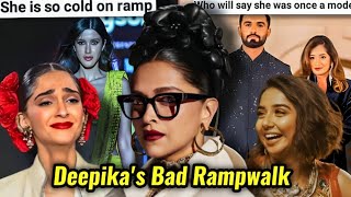 DEEPIKA amp SONAM KAPOORS WEIRD RAMPWALK WHY ACTORS amp INFLUENCERS ARE TRYING TO BE MODELS [upl. by Adnirolc]