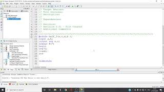 Tutorial 3 Verilog code of Half adder using Behavioral level of abstraction [upl. by Santiago]