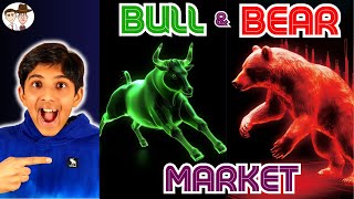 What are a Bull amp Bear Market A Simple Explanation for Kids and Beginners [upl. by Butta]