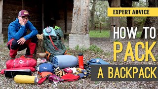 HOW TO PACK A BACKPACK OR HOW I PACK MY BACKPACK  EXPERT ADVICE [upl. by Ressay182]