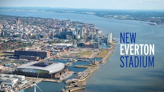 NEW EVERTON STADIUM  BRAMLEYMOORE DOCK  VIRTUAL FLYTHROUGH [upl. by Noxid186]