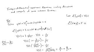 Integro Differential Equations [upl. by Ailecec]