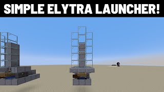 How To Build An Elytra Launcher Minecraft java 120 [upl. by Vaules]