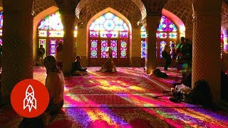 Step Inside Iran’s Kaleidoscopic Mosque [upl. by Atinahs]