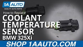 How to Replace Coolant Temperature Sensor 0106 BMW 325Xi [upl. by Enamrahs221]