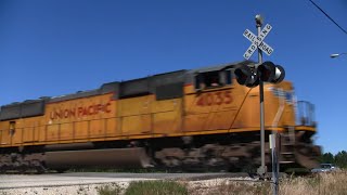 Union Pacific Freight Train Oakwood Road [upl. by Romaine185]