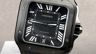 2020 Cartier Santos De Cartier ADLC WSSA0039 Cartier Watch Review [upl. by Morganstein759]