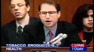 1994  Tobacco Company CEOs Testify Before Congress [upl. by Nnyleuqcaj]