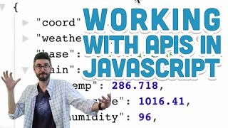 105 Working with APIs in Javascript  p5js Tutorial [upl. by Kimberli866]