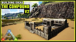 HOW TO BUILD A COMPOUND BASE V2 PVE  ARK SURVIVAL [upl. by Malkah609]