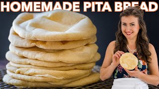 Pita Bread Recipe 2 Easy Ways [upl. by Adelia613]