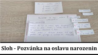 Sloh  Pozvánka na oslavu narozenin [upl. by Argella]