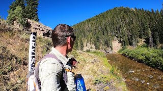 Fly Fishing Wyoming The Bighorn Mountains part 1 [upl. by Ardnazxela532]