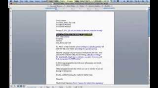 How to Write a Business Letter [upl. by Giusto]