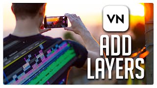 How to add Layers to your VN Edits  Best FREE Editing App Tutorial [upl. by Pratt865]