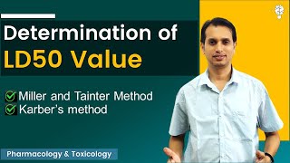 LD50 Values Determination Methods  Karbers Method and Miller amp Tainter Methods [upl. by Eibbil]